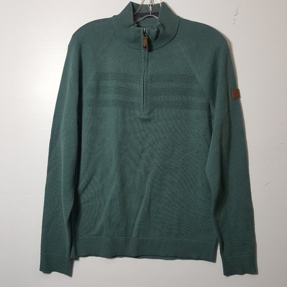 Royal Robbins Mens Quarter Zip Sweater - Size Medium - Pre-owned - 5DEJ8Y - Picture 1 of 9